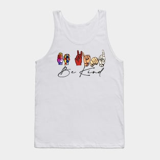 Be Kind Sign Language Tank Top